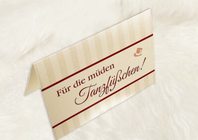 Aufsteller – Streifenbanderole Sweet SerieSweet Serie